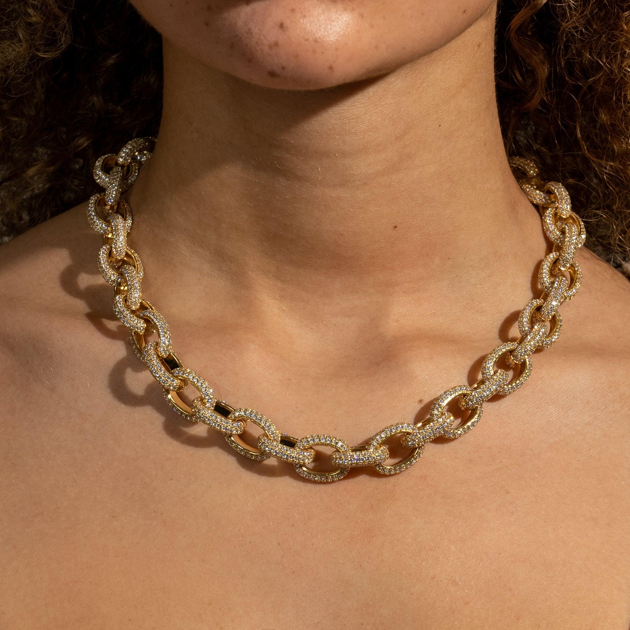 15mm Rolo Chain - Gold