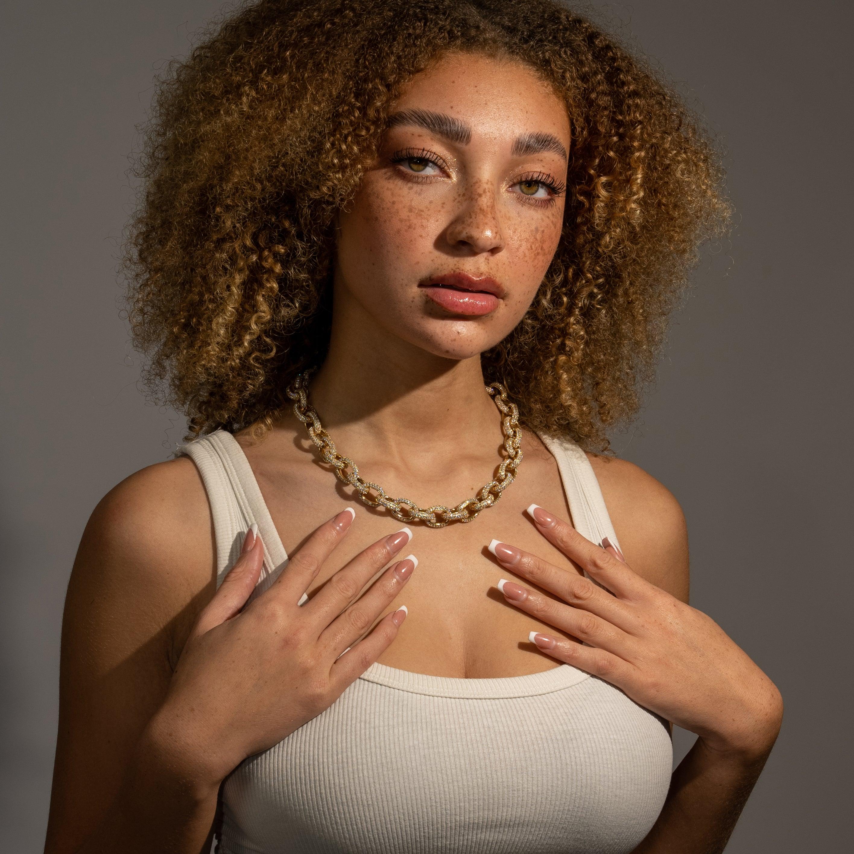 15mm Rolo Chain - Gold