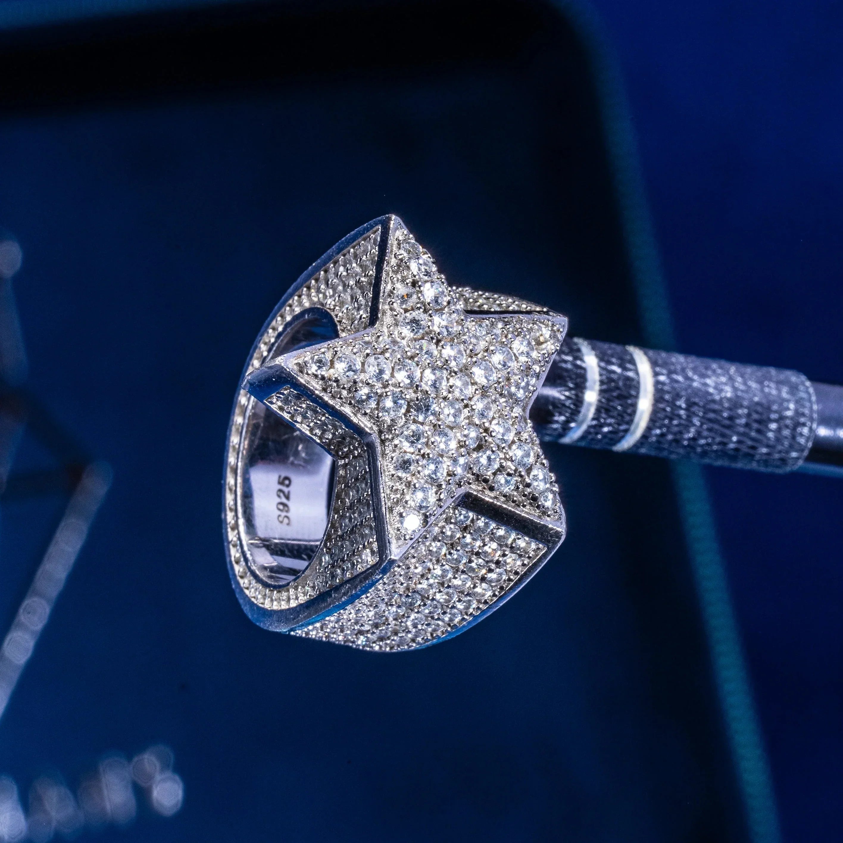 IGI Diamond Star Ring - 925 Silver - D Colour - VVS1