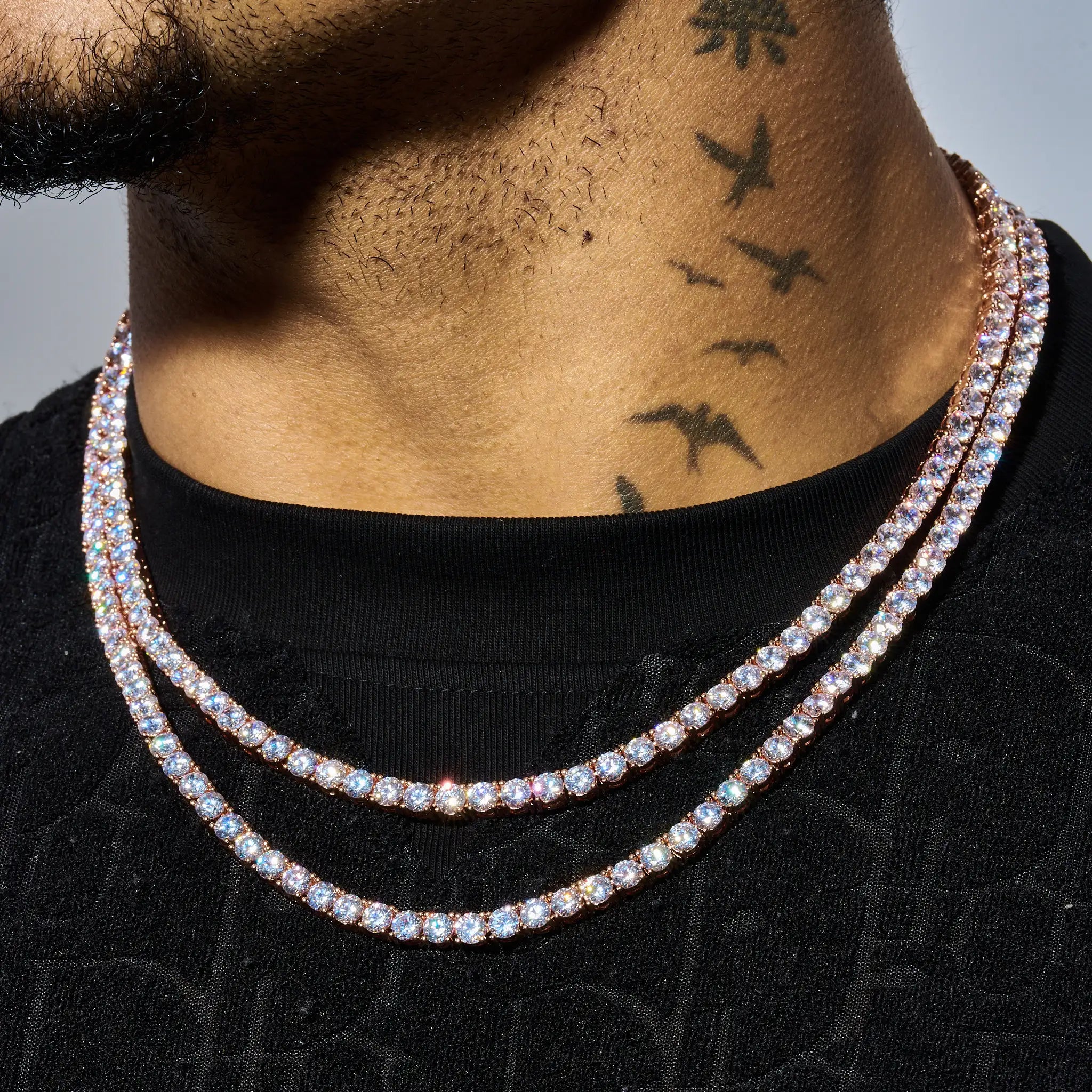 5mm Tennis Chain - Rose Gold