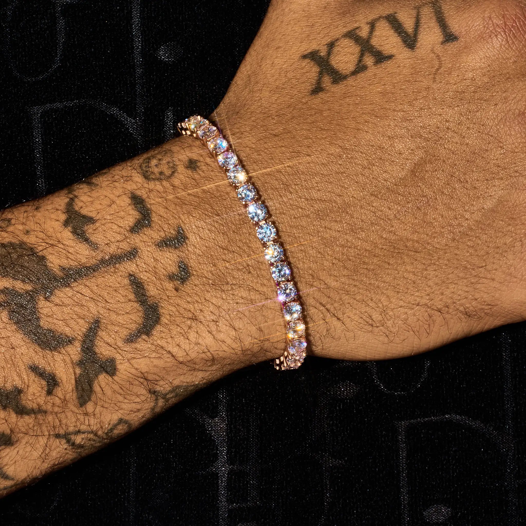 5mm Tennis Bracelet - Rose Gold