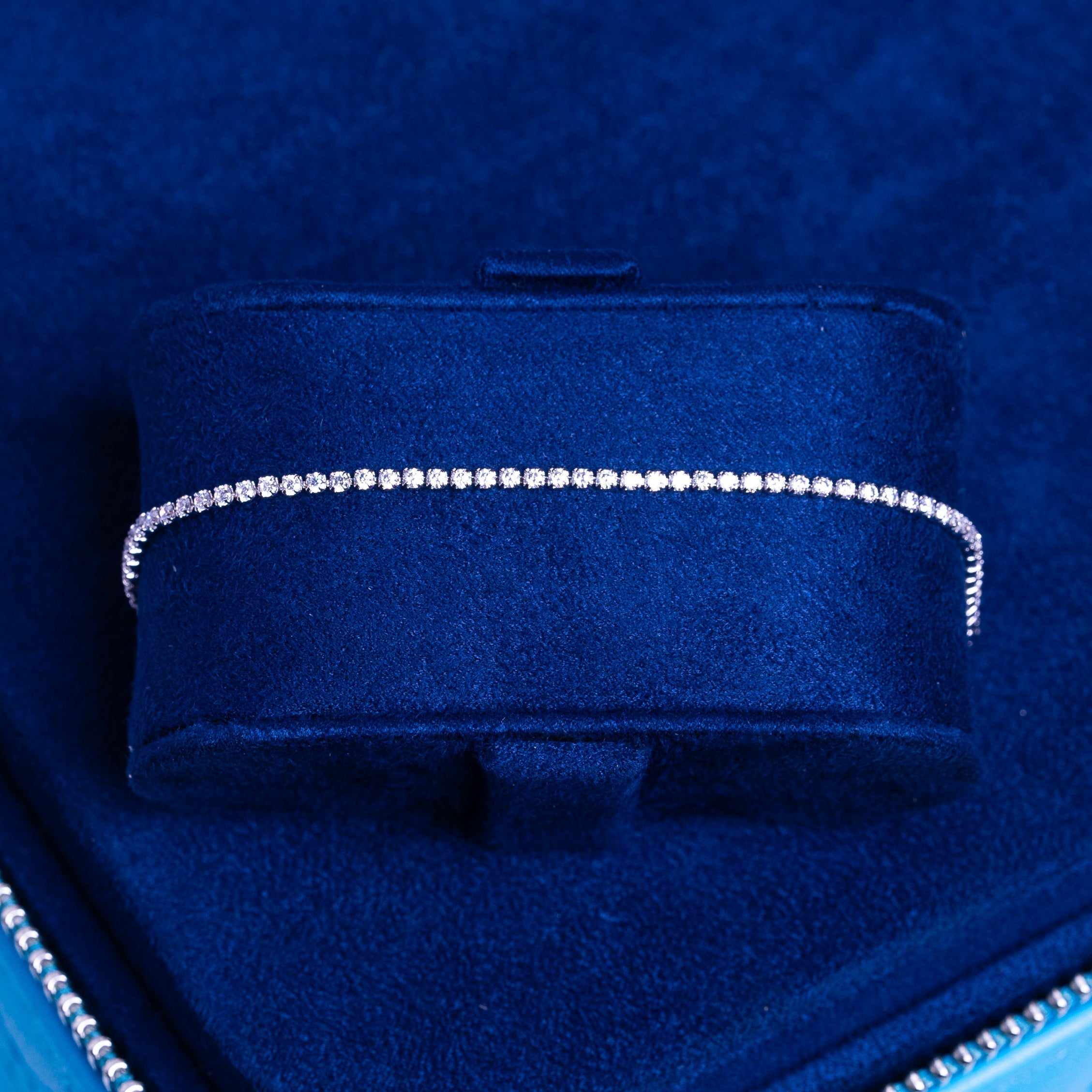 Micro Tennis Bracelet - White Gold