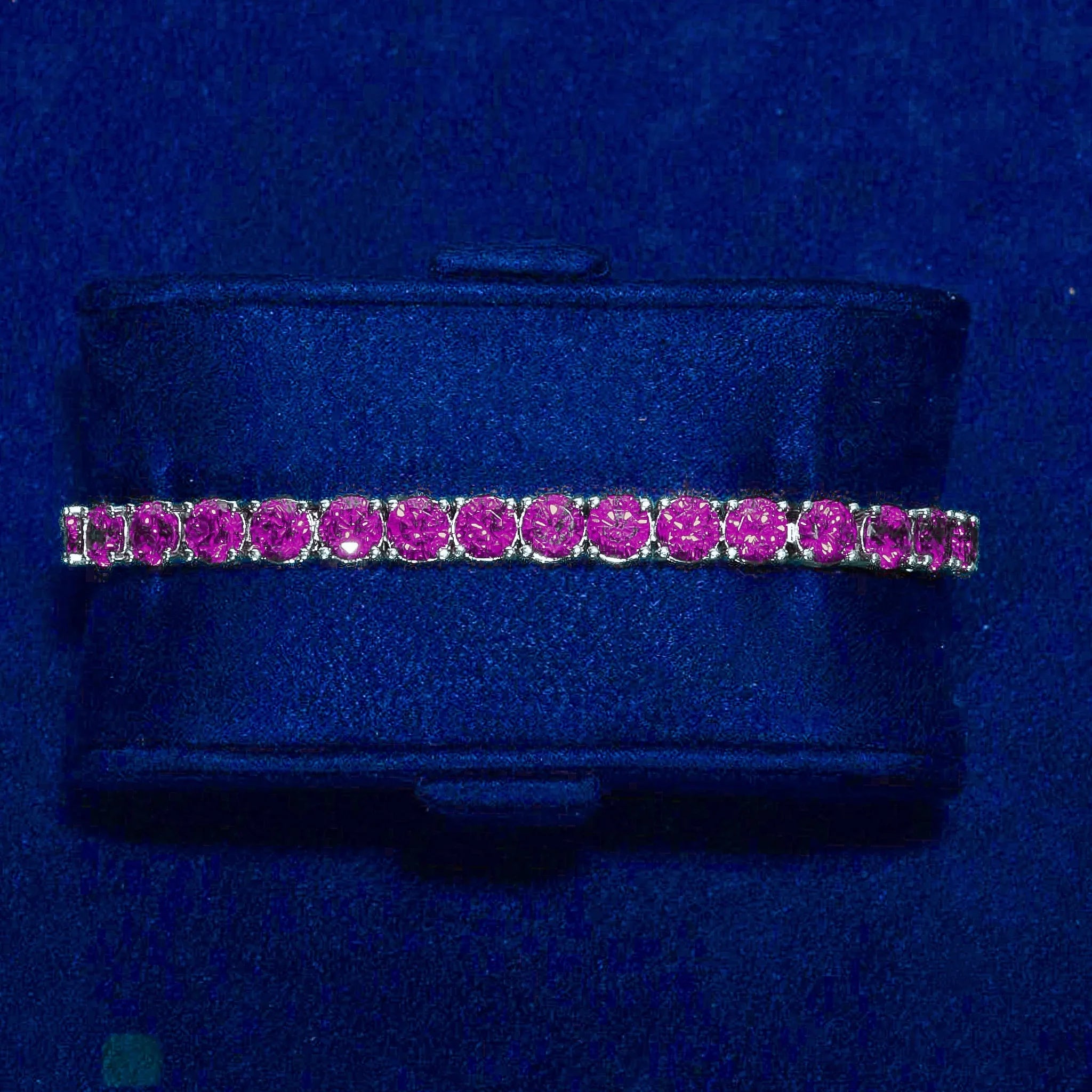 5mm Tennis Bracelet - Purple Amethyst