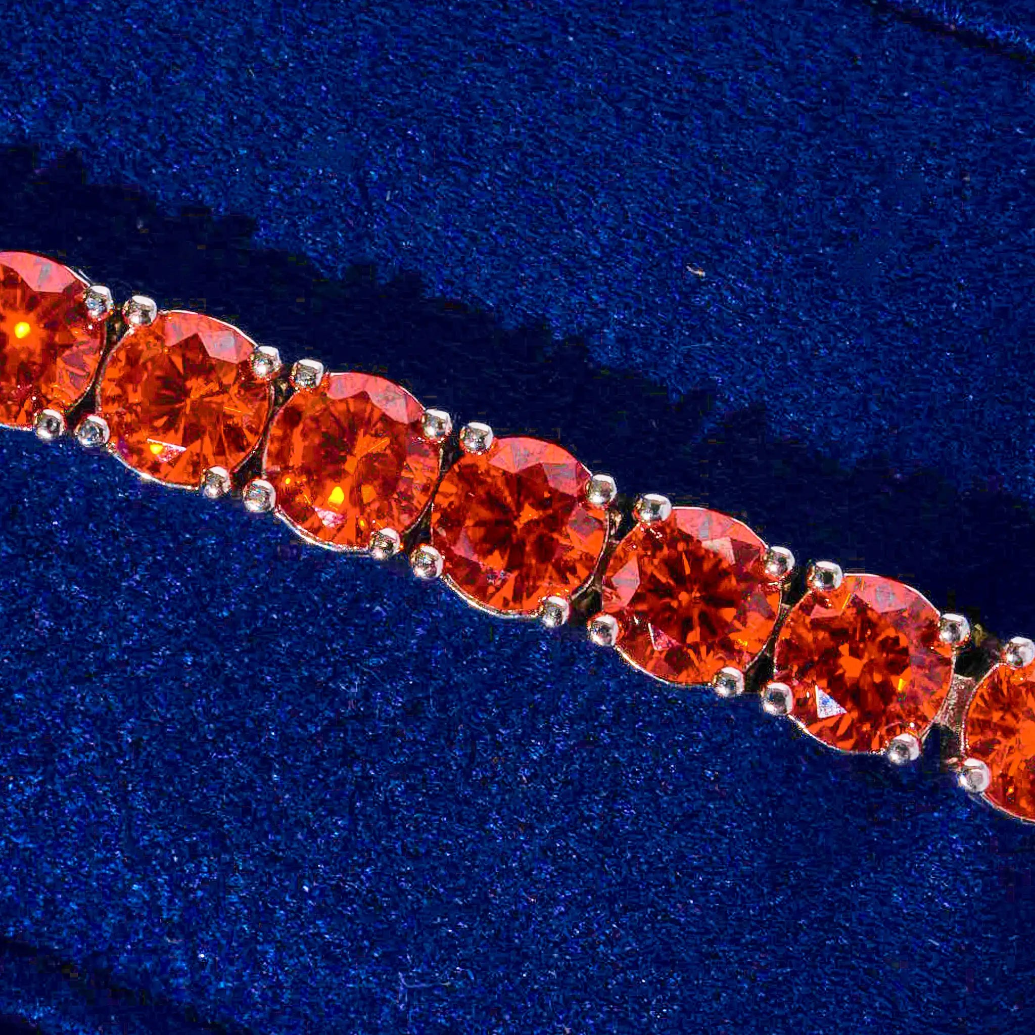 5mm Tennis Bracelet - Red Ruby