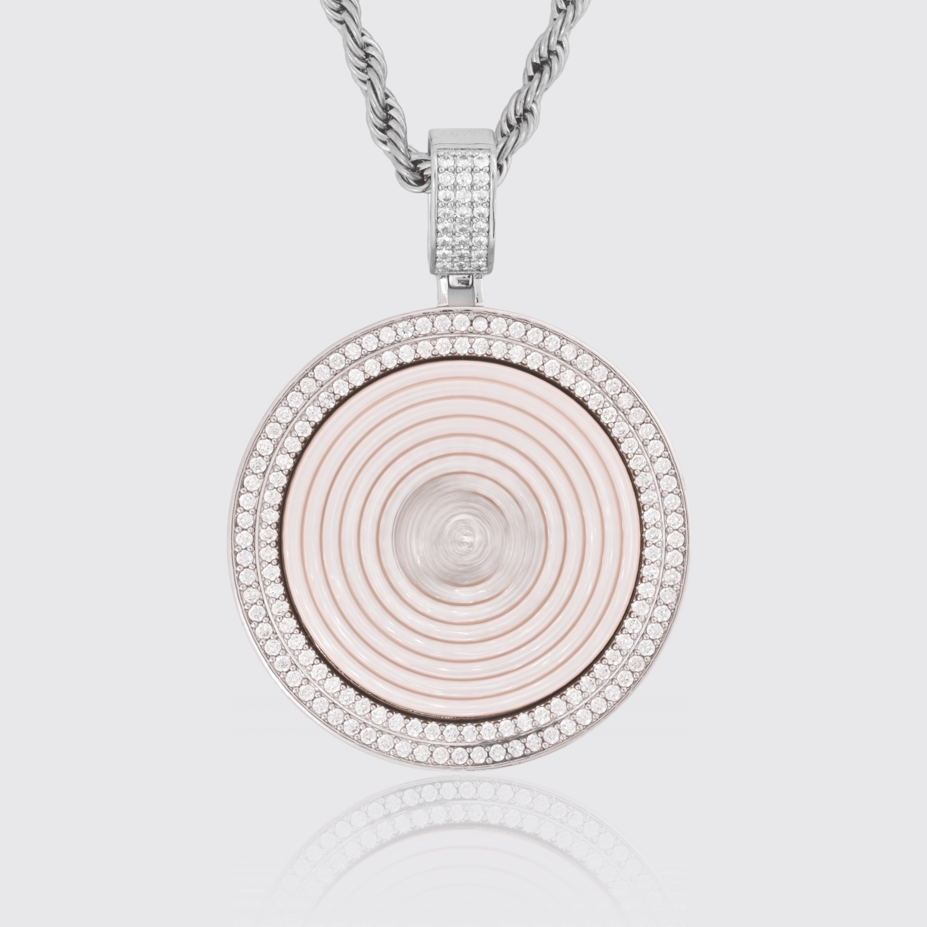 Money Bag Spinning Pendant - Two Tone