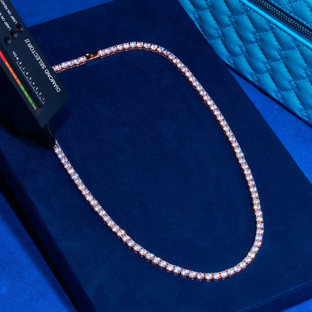 5mm Tennis Chain - Rose Gold