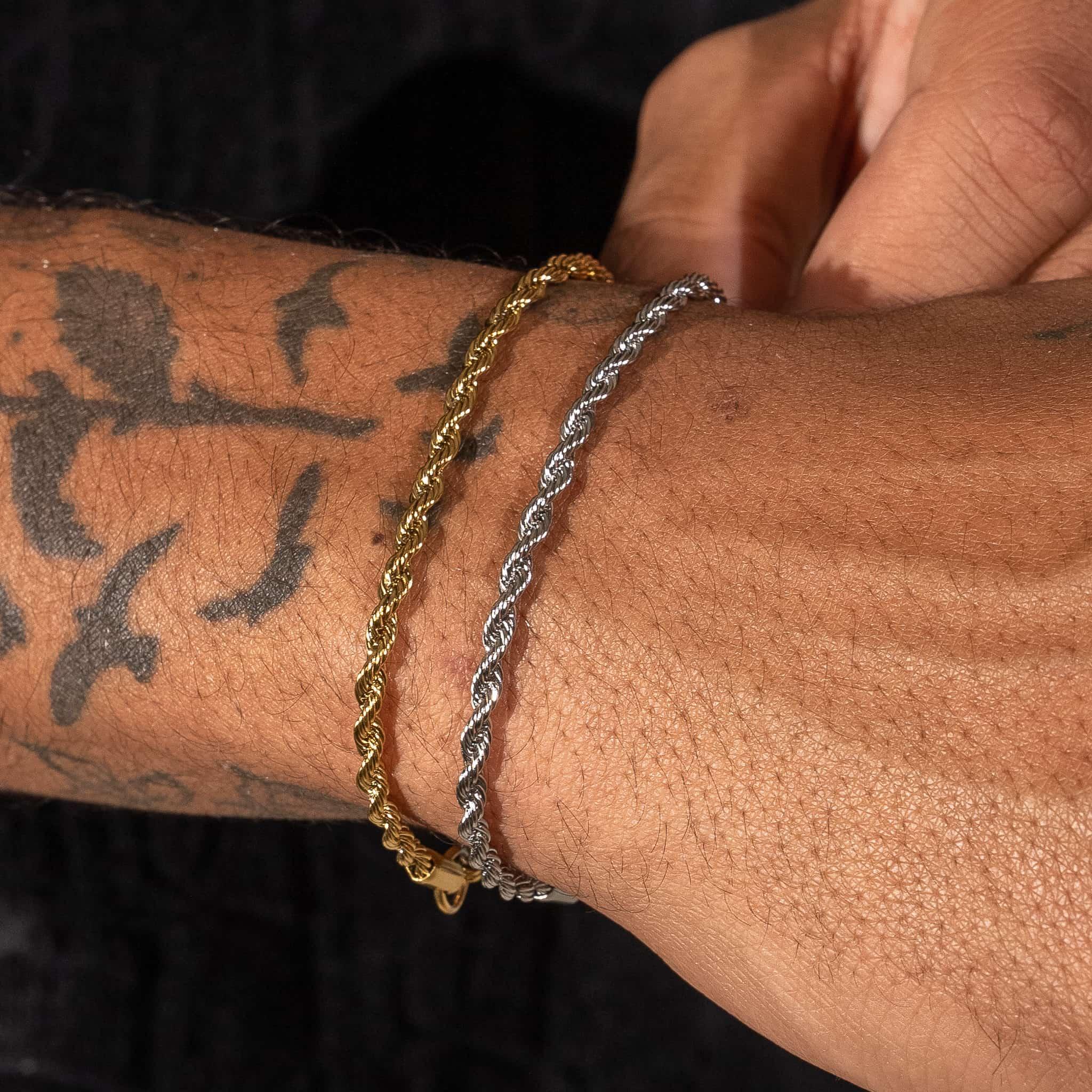 2.5mm Rope Bracelet - Gold