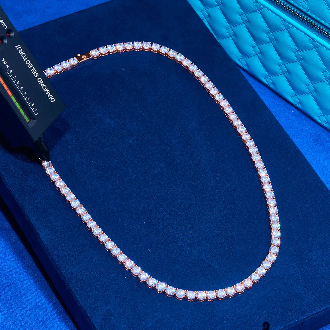 6mm Tennis Chain - Rose Gold