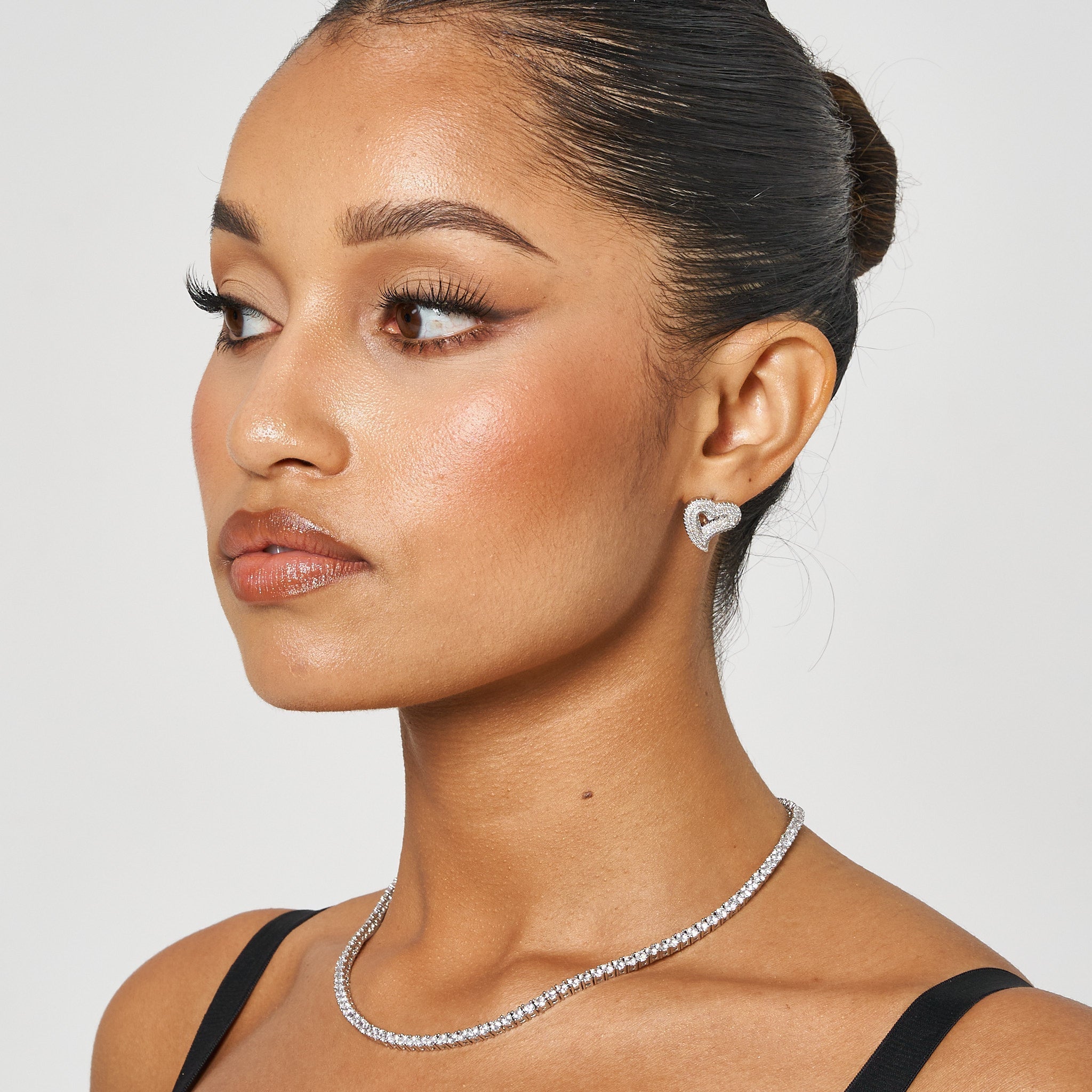 Moissanite S925 Heart Earring - D Colour - VVS1