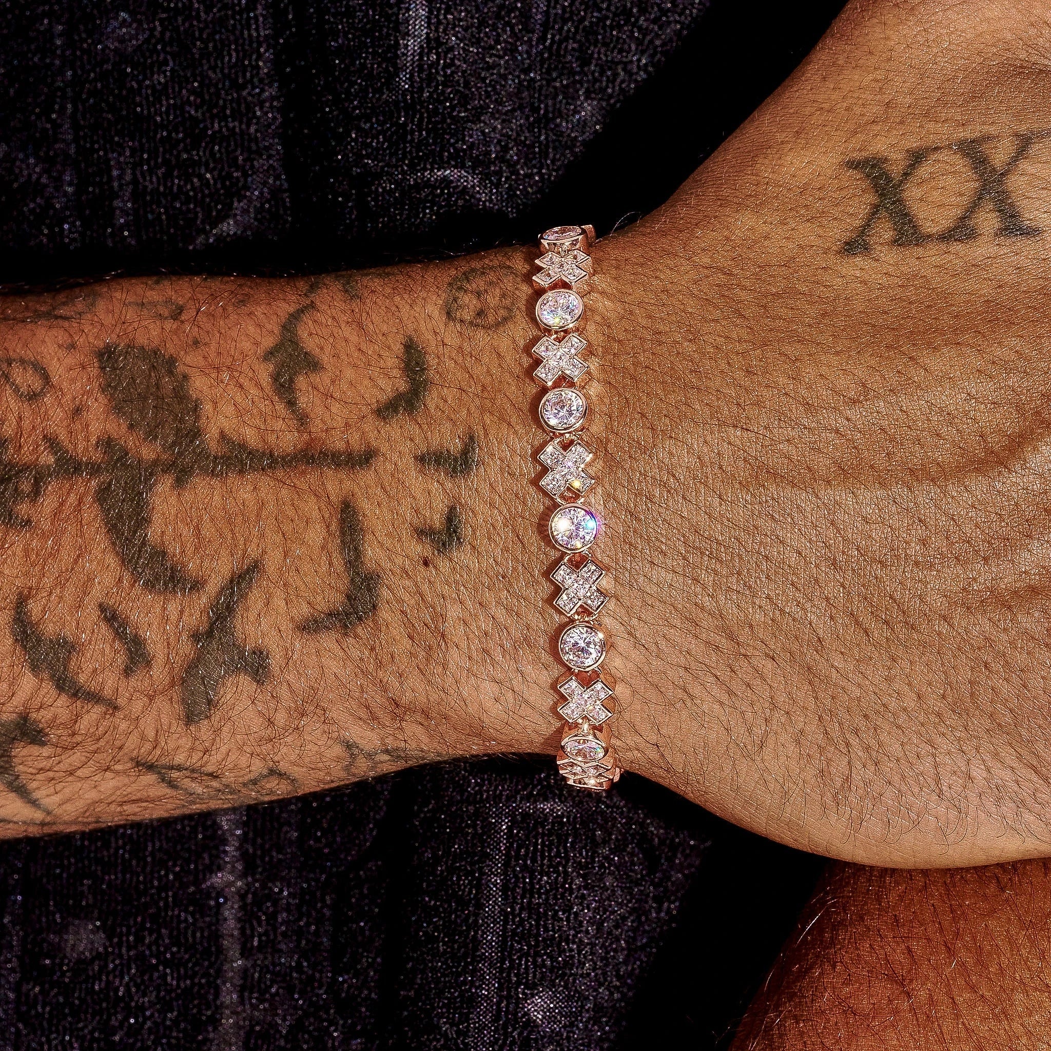 5MM XOXO Bracelet - Rose Gold
