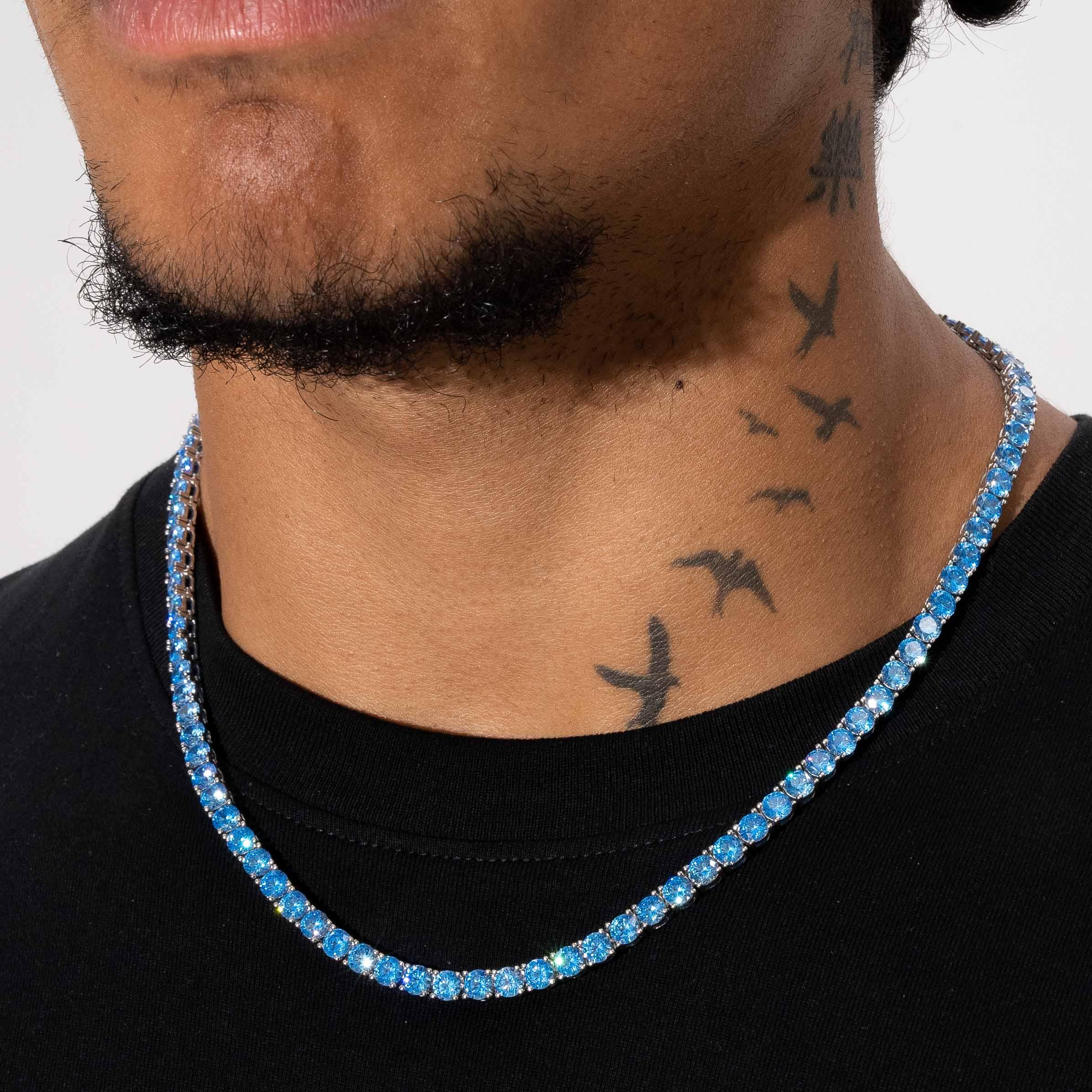 5mm Tennis Chain - Blue Sapphire