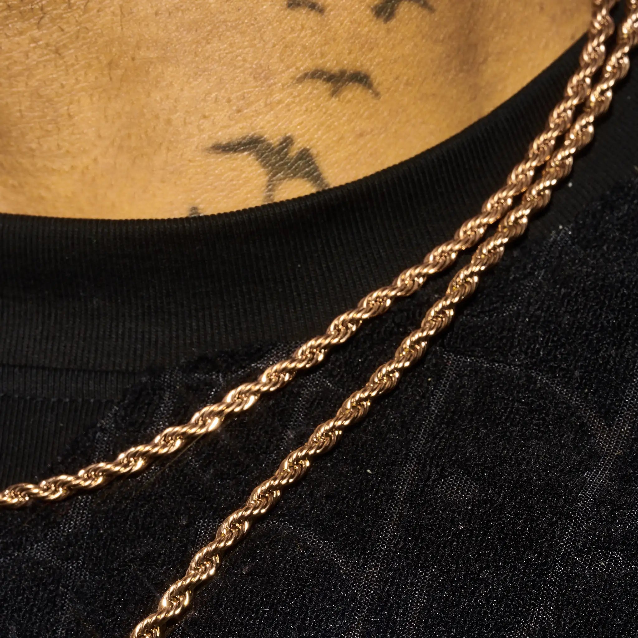 4mm Rope Chain - Rose Gold