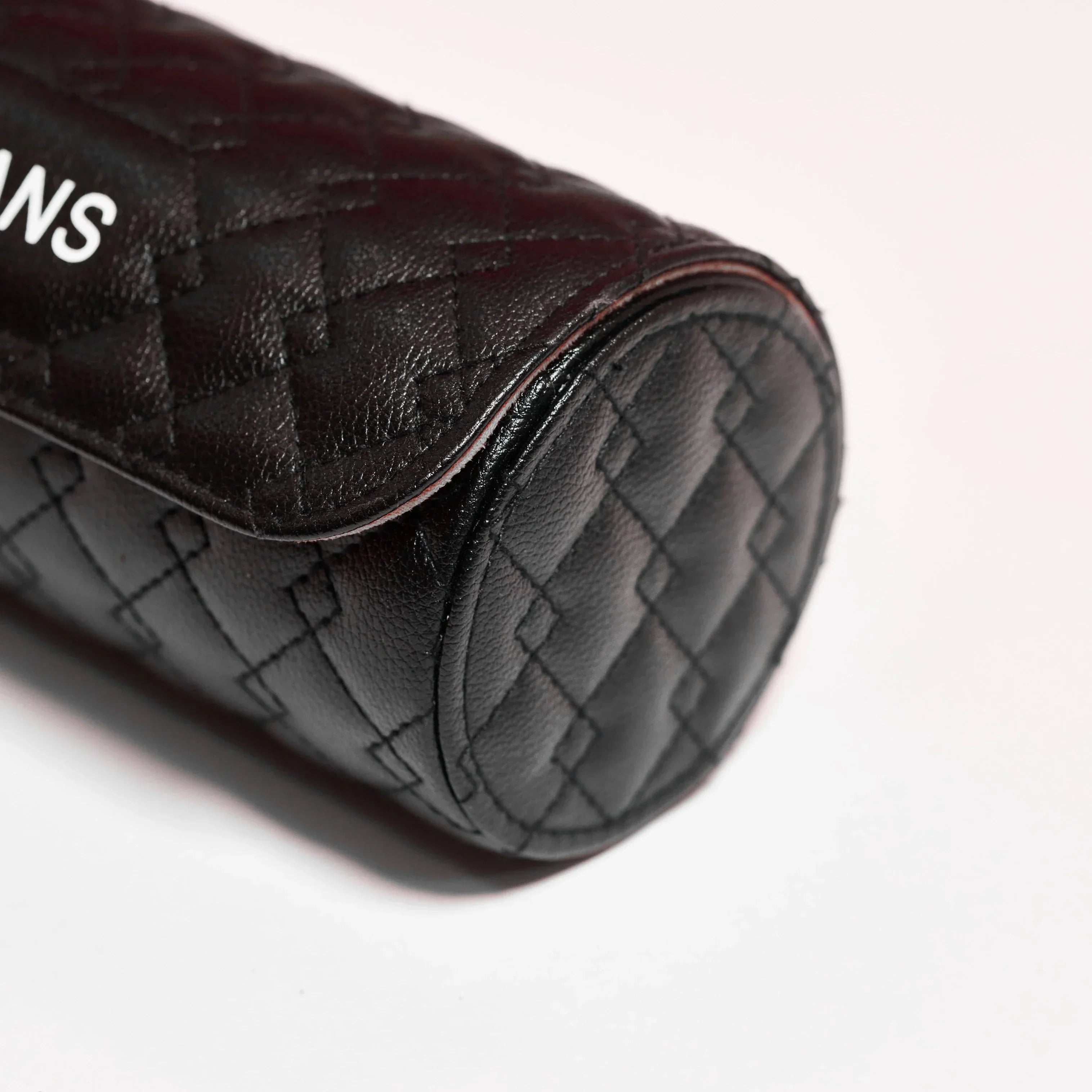 Leather Travel Watch Roll - Black
