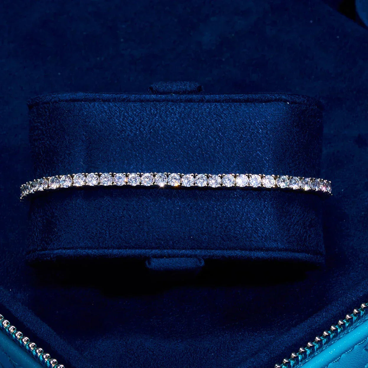 3mm IGI Diamond Tennis Bracelet - 6.2ctw - VVS1 - White Gold