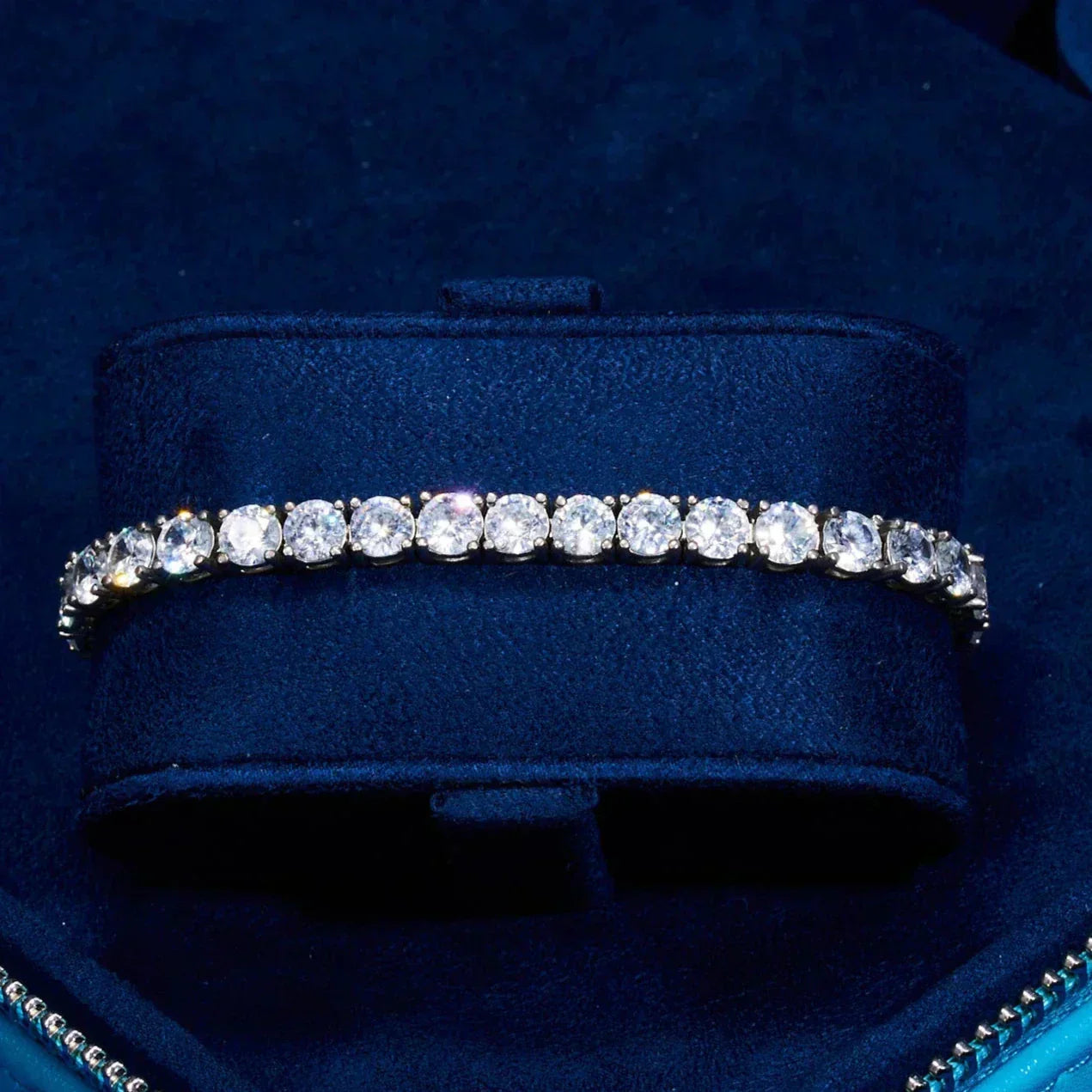 6mm IGI Diamond Tennis Bracelet - 26.4ctw - VVS1 - White Gold