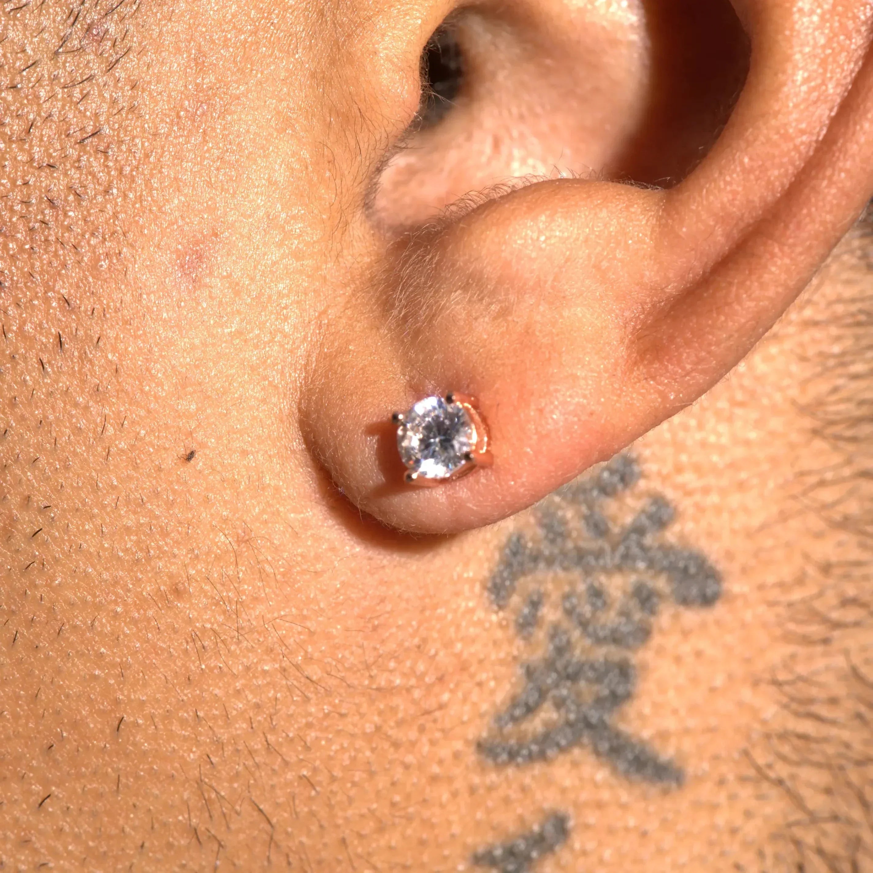 5mm Stud Earrings - Rose Gold