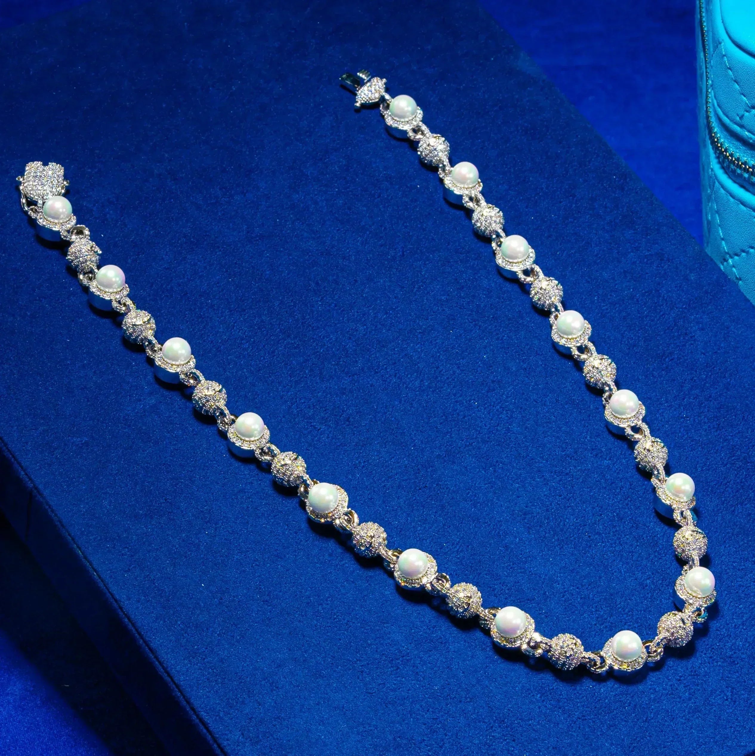 Round Bead Chain - White Gold
