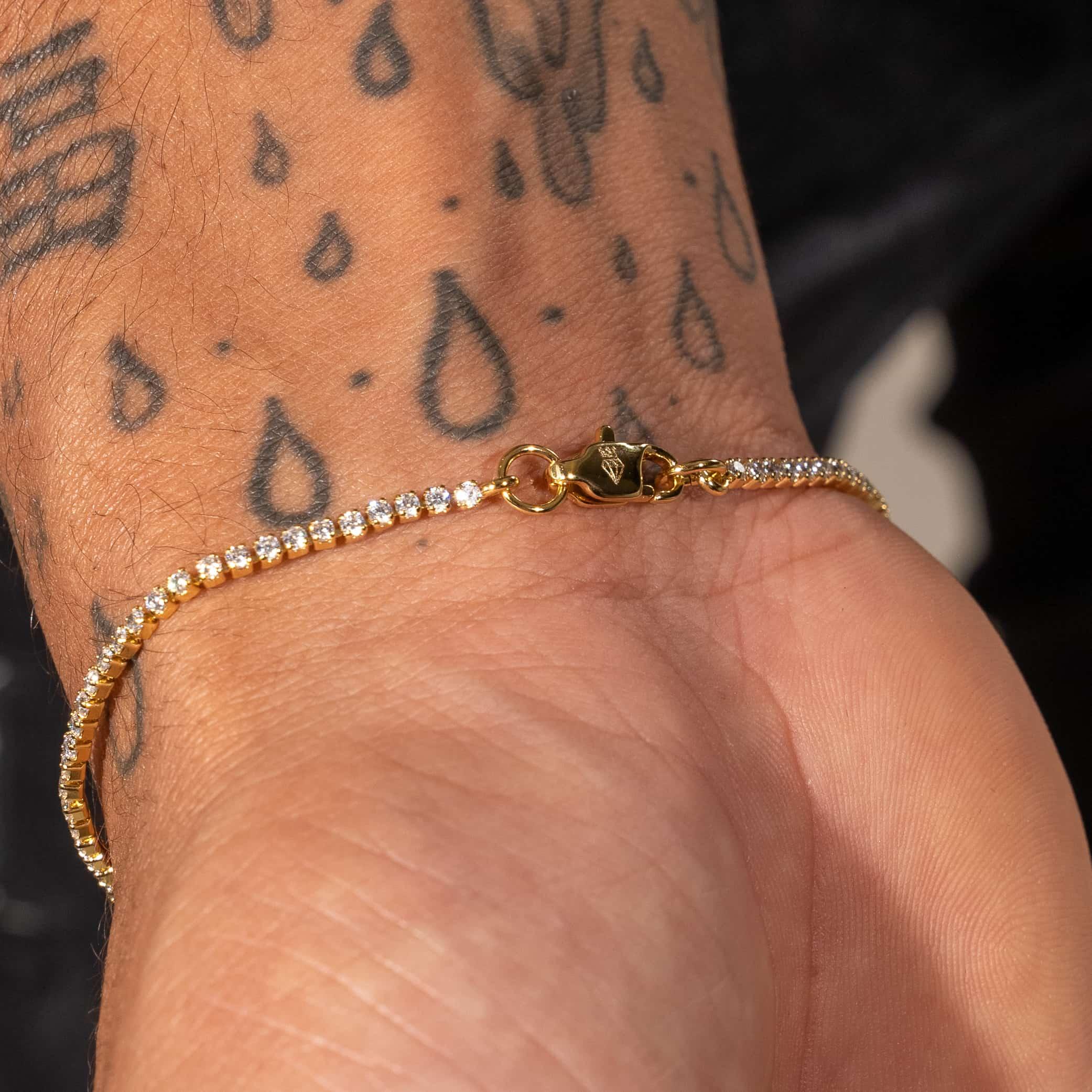 1.5mm Tennis Bracelet - Gold