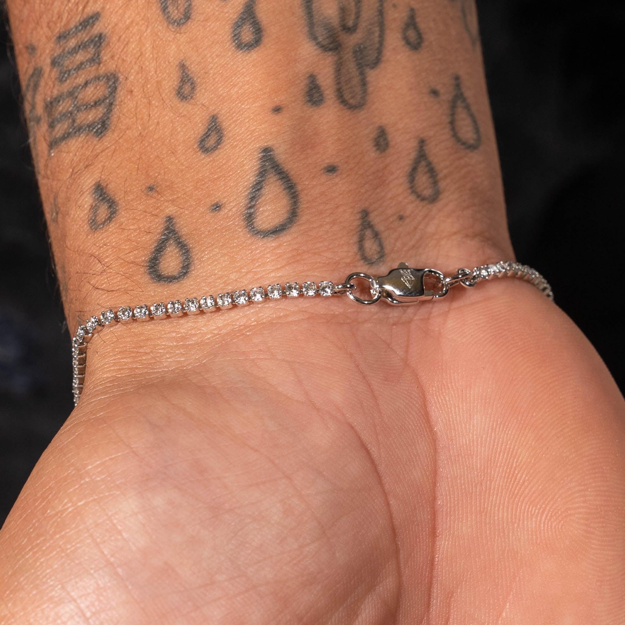 1.5mm Tennis Bracelet - White Gold