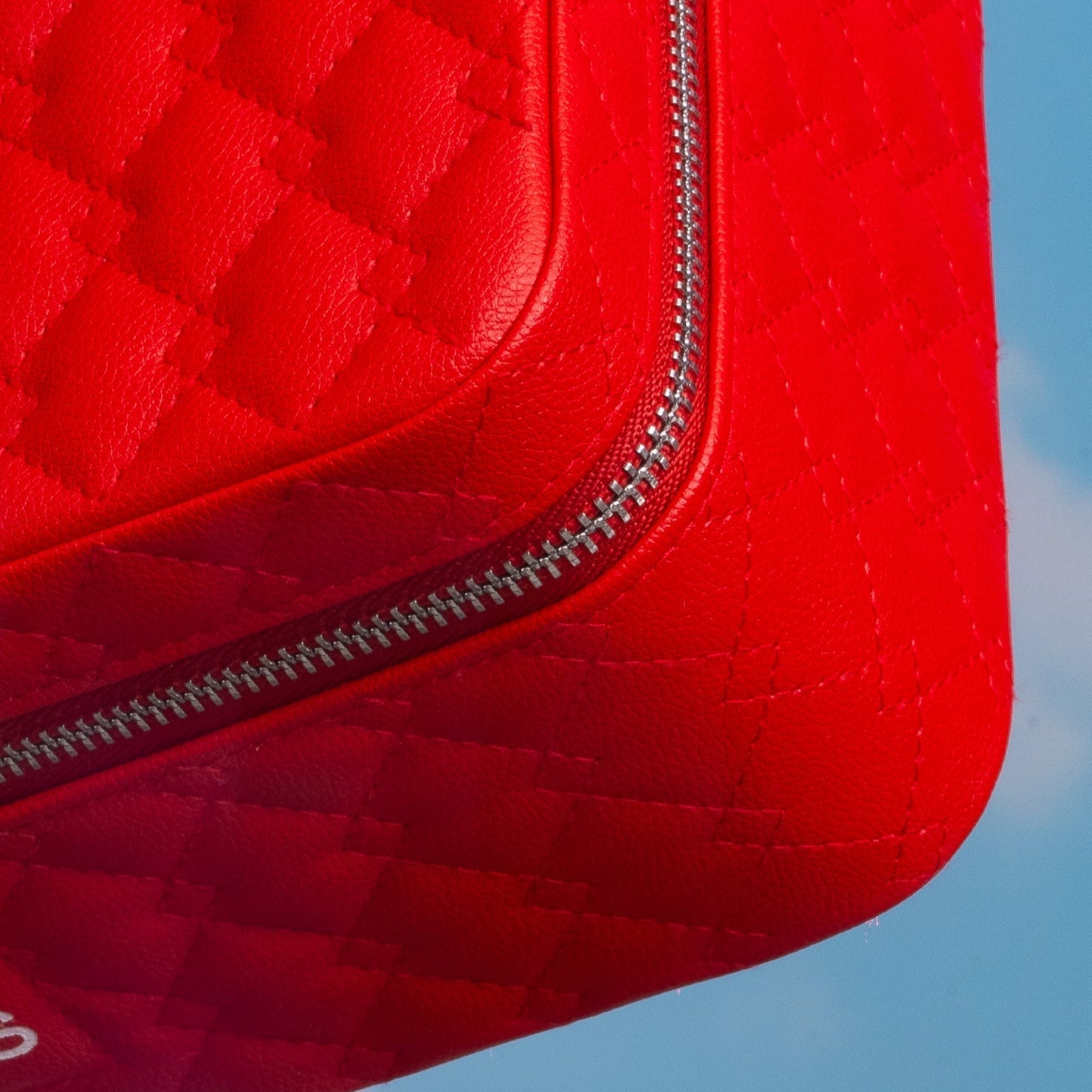 Leather Travel Jewelry Case - Red